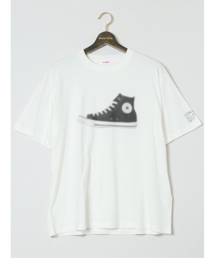 グランバック/【大きいサイズ】コンバース/CONVERSE シューズ クルーネック半袖Ｔシャツ メ･･･