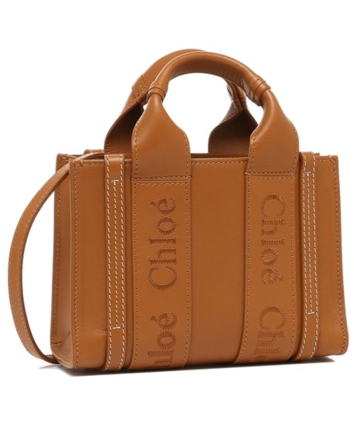 クロエ ハンドバッグ ショルダーバッグ ウッディ 2WAY クロスボディバッグ ブラウン レディース CHLOE CHC23UP237I60 247