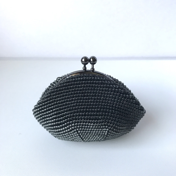 Beaded Purse --Shiny Black-- (S)