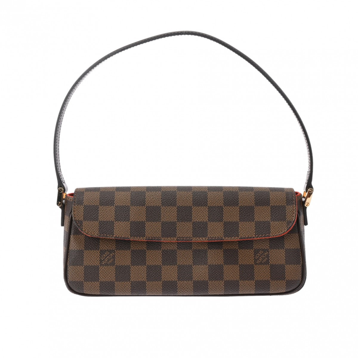 LOUIS VUITTON ルイヴィトン ダミエ レコレータ セミショルダー ブラウン N51299 レディース ダミエキャンバス ハンドバッグ ABランク 中古 