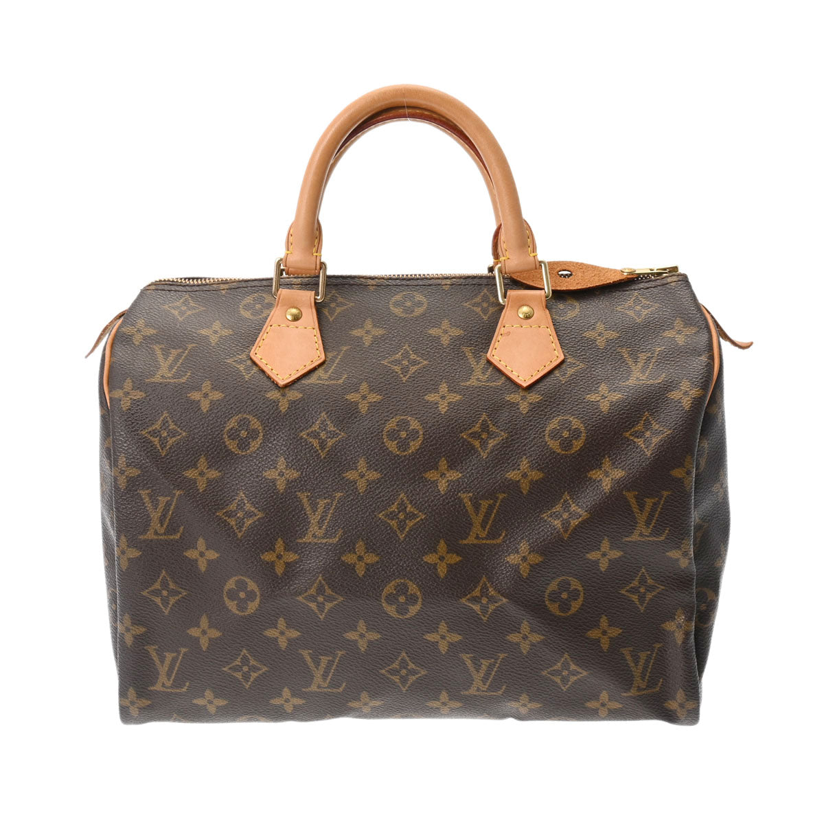 LOUIS VUITTON ルイヴィトン モノグラム スピーディ 30 ブラウン M41526 レディース モノグラムキャンバス ハンドバッグ ABランク 中古 