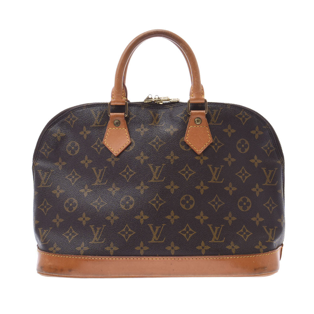 LOUIS VUITTON ルイヴィトン モノグラム アルマ ブラウン M51130 レディース モノグラムキャンバス ハンドバッグ Bランク 中古 