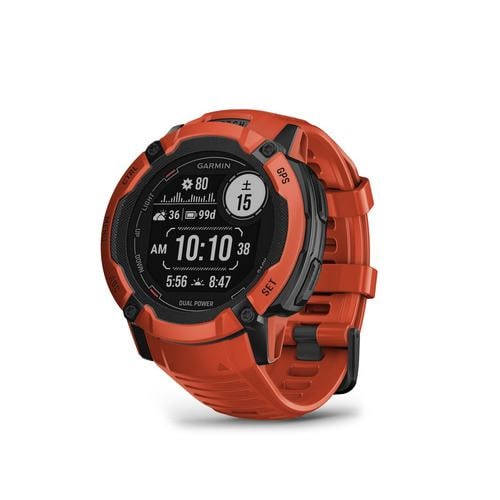 GARMIN 010-02805-32 Instinct 2X Dual Power Flame Red GARMIN Instinctシリーズ 心拍計  0100280532 - kscminorities.kerala.gov.in