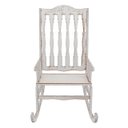 ロッキングチェア rocking chair 立体彫刻 ホワイト 1/6 ドールハウス ミニチュア ハンドメイド ブライス ネオブライス リカちゃん アンティーク 木製 家具 ドール 人形