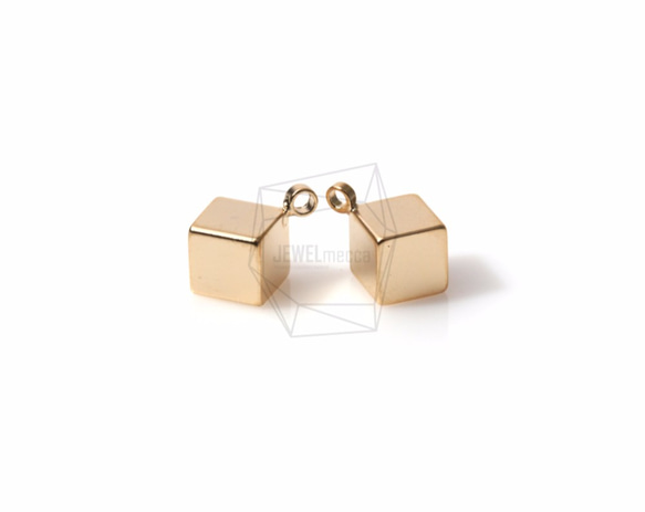 PDT-961-MG【4入り】スクエアキューブペンダント,square Cube pendant/ 5mm x 5mm