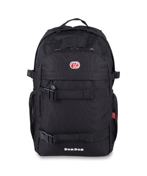 ドムドム DOMDOM リュック バッグ バックパック メンズ レディース 19L 撥水 DAYPACK ブラック 黒 DM010