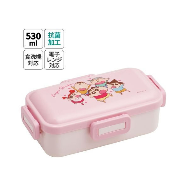 スケーター 抗菌ふわっと弁当箱 530ml クレヨンしんちゃん FC065PY-PFLB6AG