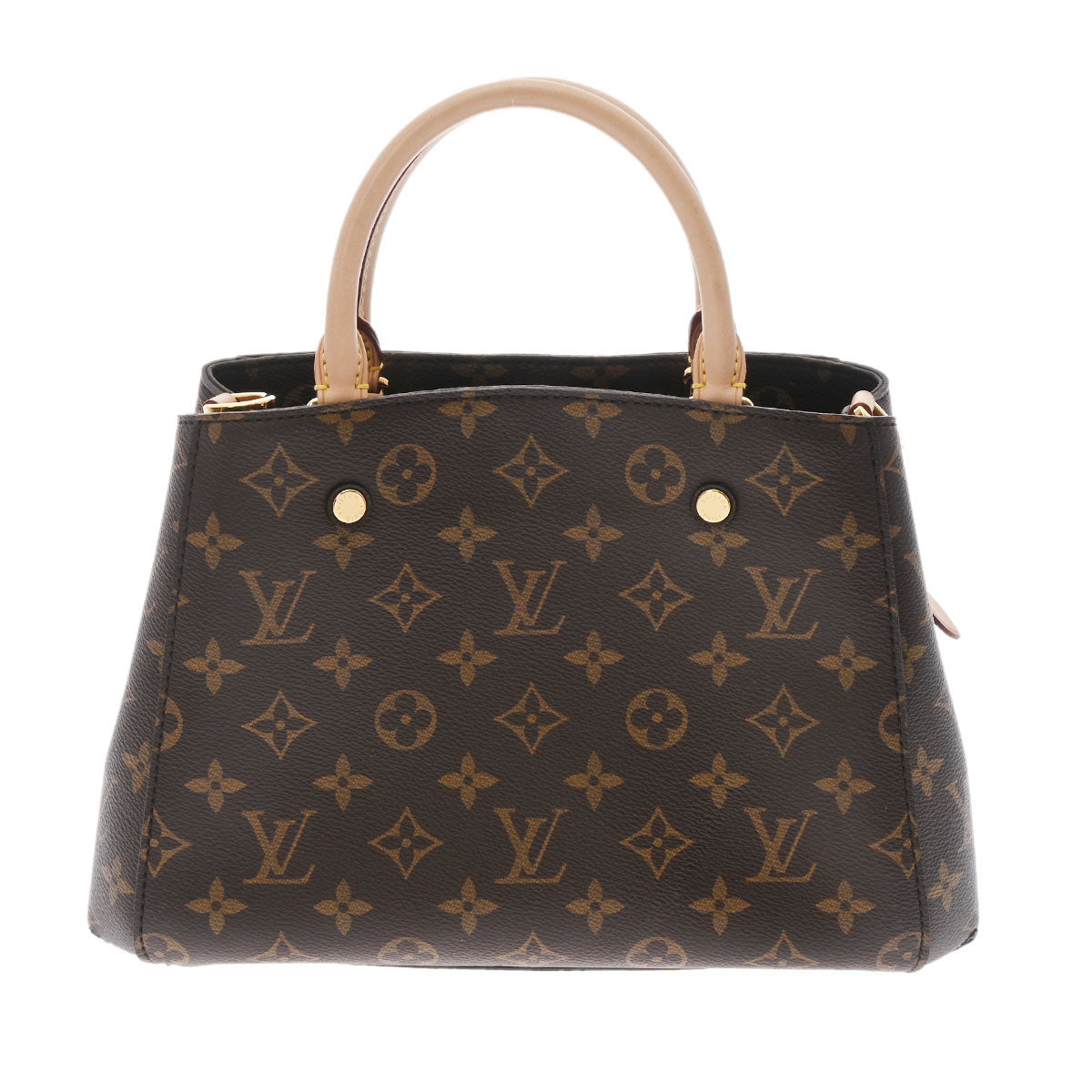 LOUIS VUITTON ルイヴィトン モノグラム モンテーニュBB ブラウン M41055 レディース モノグラムキャンバス 2WAYバッグ Aランク 中古 