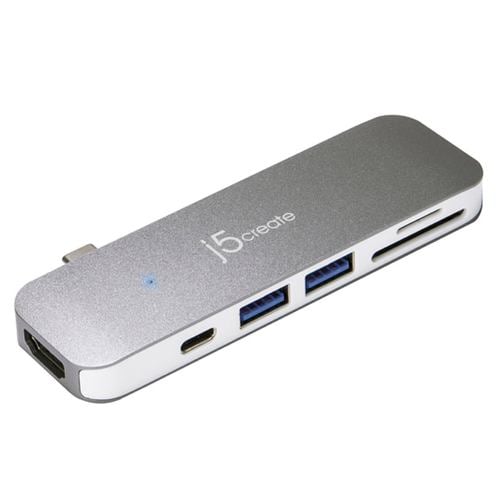 【推奨品】j5 create JCD386 JCD386 7-in-1 Ultra drive dock パワーデリバリー対応 スペースグレー