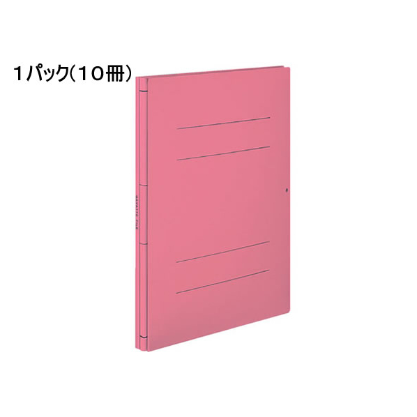 コクヨ ガバットファイル〈ツイン〉(活用・紙製) A4タテ ピンク 10冊 1パック(10冊) F835922-ﾌ-VT90NP