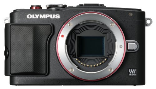 OLYMPUS ミラーレス一眼 PEN Lite E-PL6 ボディ ブラック E-PL6 BODY BLK【中古品】