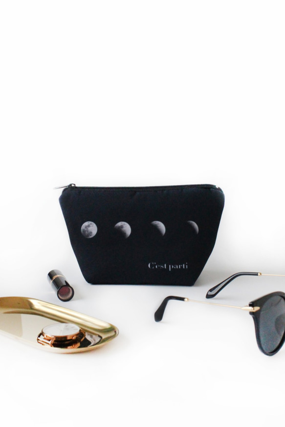 『Cest parti 』The moon exploration  cosmetic bag