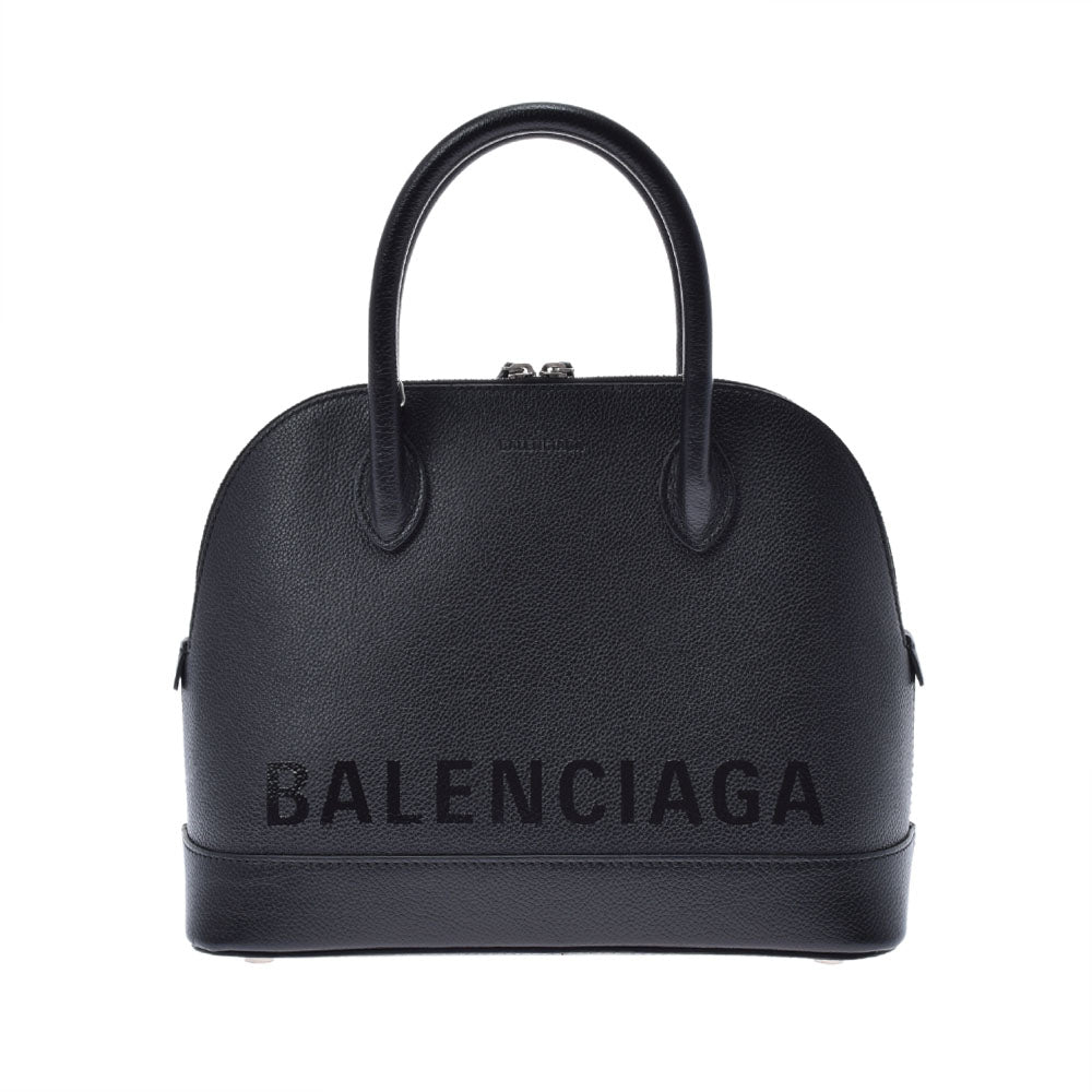 BALENCIAGA バレンシアガ ヴィル S 黒 550645 レディース カーフ 2WAYバッグ Aランク 中古 