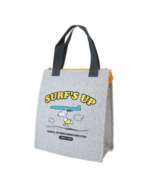 スヌーピー ランチバッグ スウェットランチトート 保冷 SURF ピーナッツ マリモクラフト お弁当かばん キャラクター グッズ