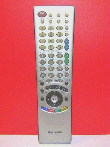 シャープ テレビリモコン GA109WJSA【中古品】