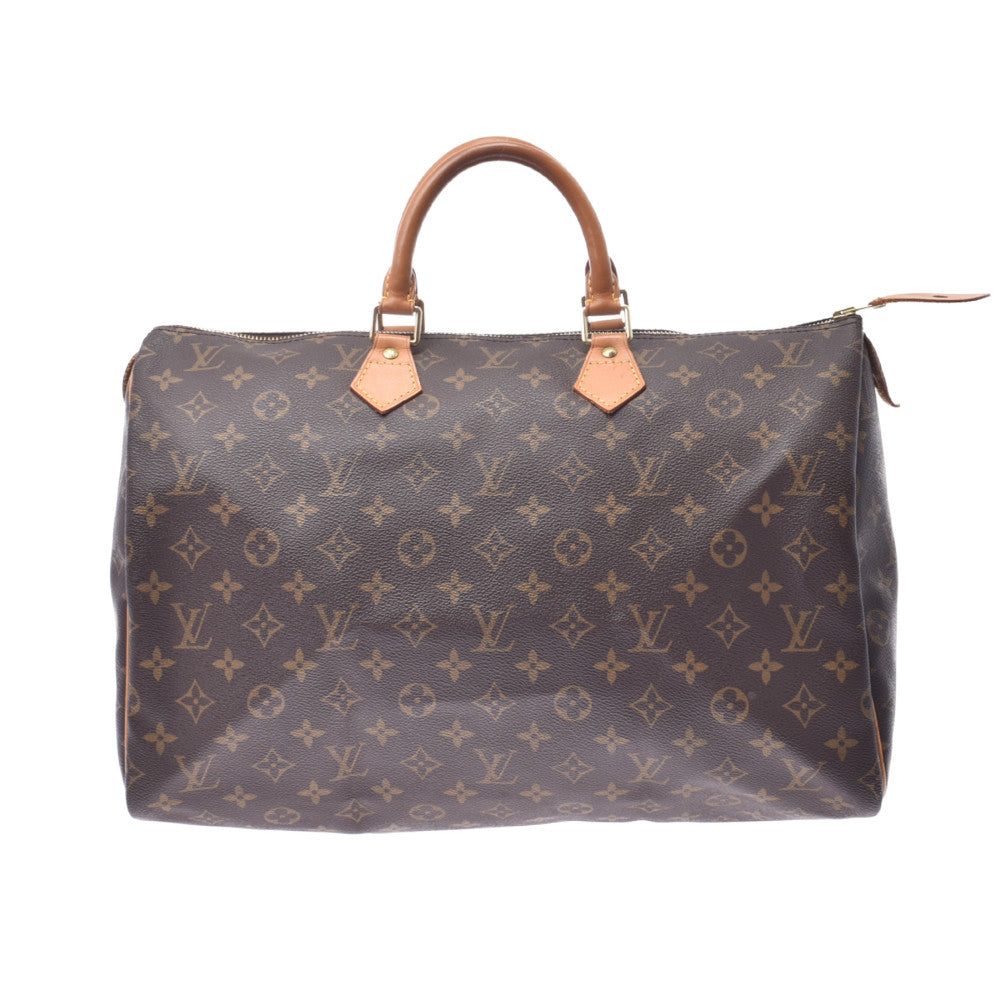 LOUIS VUITTON ルイヴィトン モノグラム スピーディ40 ブラウン M41522 ユニセックス モノグラムキャンバス ハンドバッグ Bランク 中古 