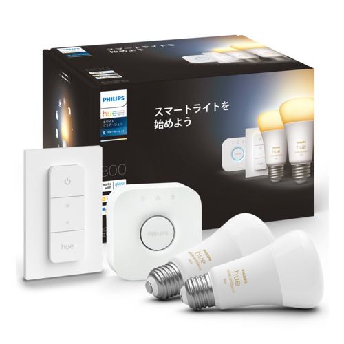 Philips Hue PLH32GS Hue ホワイトグラデーションスターターセット 75W ホワイト