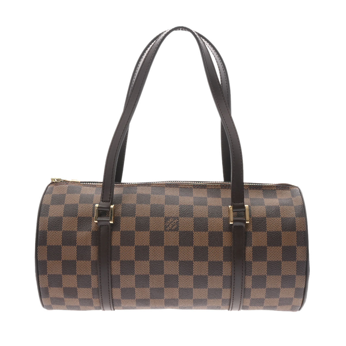 LOUIS VUITTON ルイヴィトン ダミエ パピヨンGM ブラウン N51303 レディース ダミエキャンバス ハンドバッグ ABランク 中古 