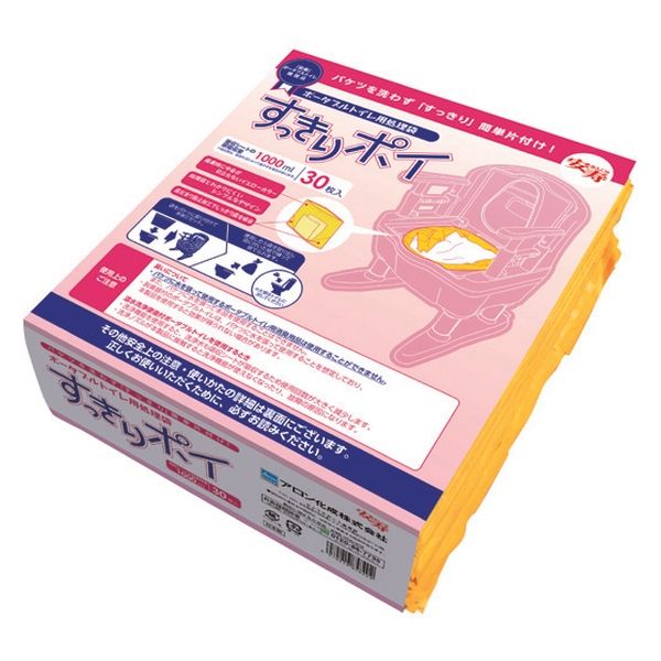 アロン化成 すっきりポイ（30枚入）　1ケース （3個入） 533226 【トイレ用品】ウェルファンカタログ ウェルファンコード：402473（直送品）