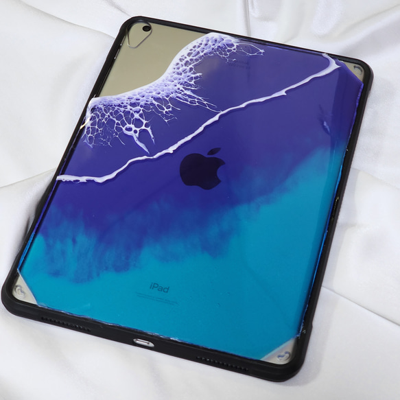 iPadケース 第5世代 10.9インチ カバー 海 オーシャン OCEAN 波 アート レジン タブレットケース