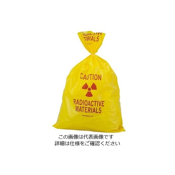 アズワン 放射性物質マーク付き廃棄袋 250枚入 36-5-A35-107Y 1巻(250枚) 4-1618-01（直送品）