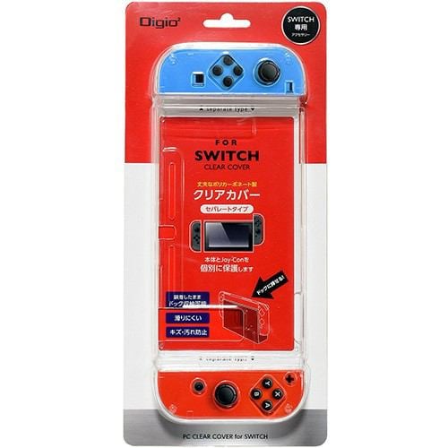 ナカバヤシ SZC-SWI09CL Nintendo Switch用 クリアカバー セパレートタイプ