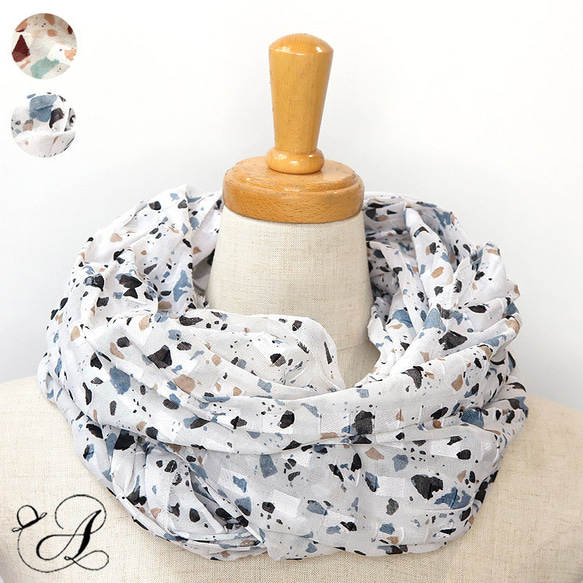 春夏に使えるスヌード～Cotton Print Snood～