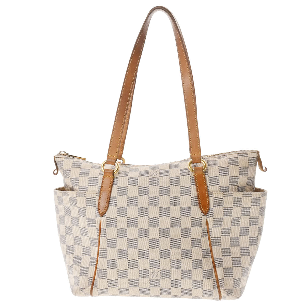 LOUIS VUITTON ルイヴィトン ダミエ アズール トータリーPM ホワイト N51261 レディース ダミエアズールキャンバス トートバッグ Bランク 中古 