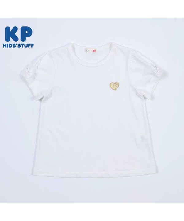 ケーピー/KP(ケーピー)【日本製】パフスリーブ半袖Tシャツ(140～150)