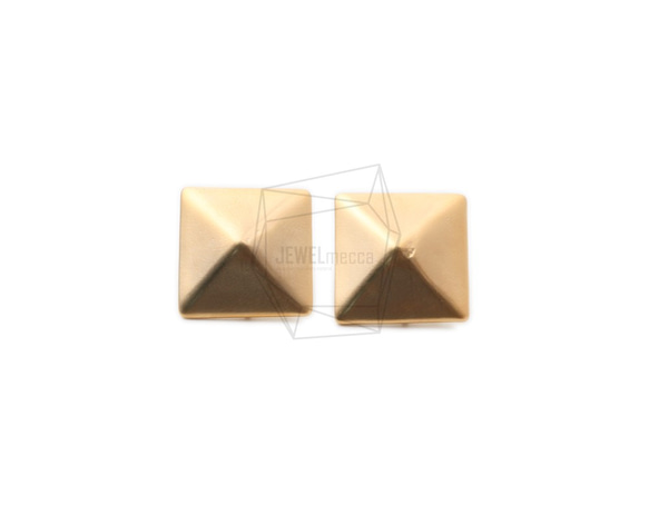 ERG-1148-MG【2個入り】スクエアピラミッドピアス,Square Pyramid Post Earrings