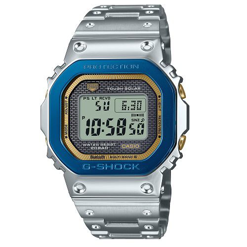 カシオ GMW-B5000SS-2JR G-SHOCK モバイルリンク機能 ソーラー電波モデル CASIO WATCH50TH ANNIVERSARY