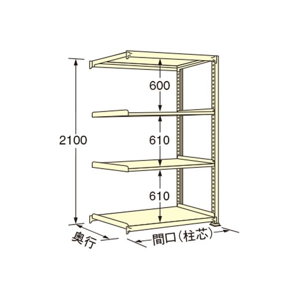 扶桑金属工業 【車上渡し】 中量ラック WE2118L