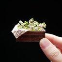 ドールハウス　手作りキット　miniature dollhouse kit　木箱2　L-015