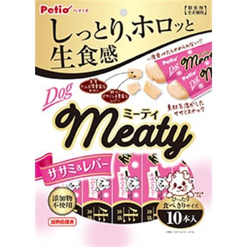 ペティオＭｅａｔｙ ササミ＆レバー10g×10本