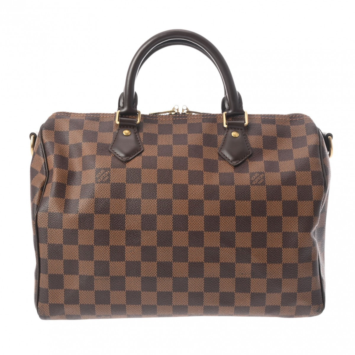 LOUIS VUITTON ルイヴィトン ダミエ スピーディバンドリエール 30 ブラウン N41367 レディース ダミエキャンバス ハンドバッグ ABランク 中古 