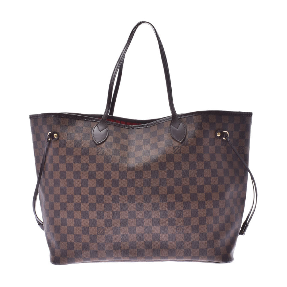 LOUIS VUITTON ルイヴィトン ダミエ ネヴァーフルGM ブラウン N51106 ユニセックス トートバッグ Bランク 中古 