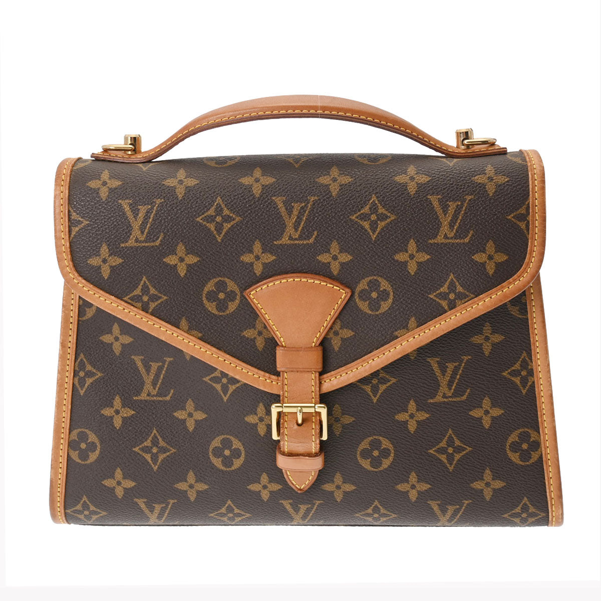 LOUIS VUITTON ルイヴィトン モノグラム ベルエア 2WAY ブラウン M51122 ユニセックス モノグラムキャンバス ハンドバッグ Bランク 中古 