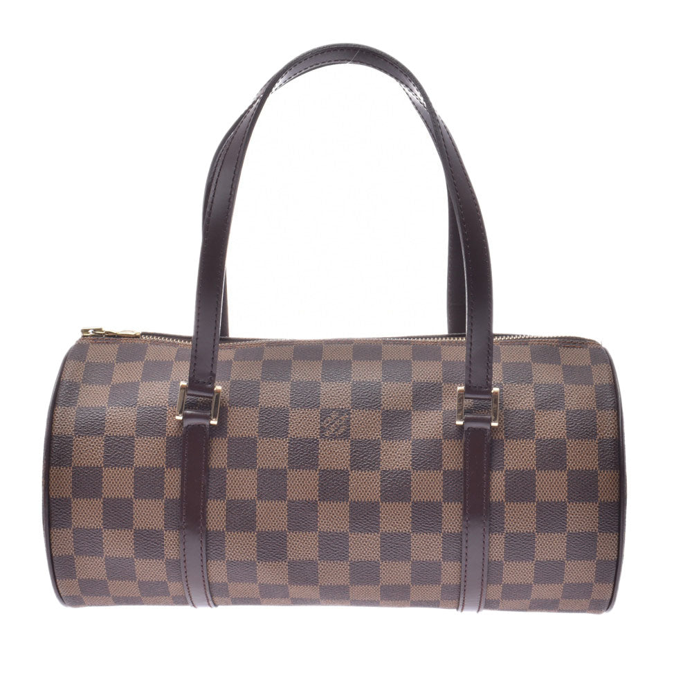 LOUIS VUITTON ルイヴィトン ダミエ パピヨンGM ブラウン N51303 レディース ダミエキャンバス ハンドバッグ ABランク 中古 