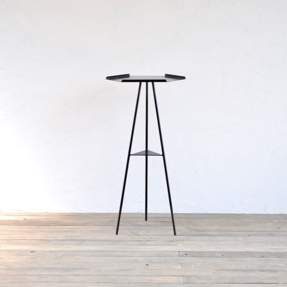 Tripod table - Steeltop High （スチール天板・ハイタイプ）