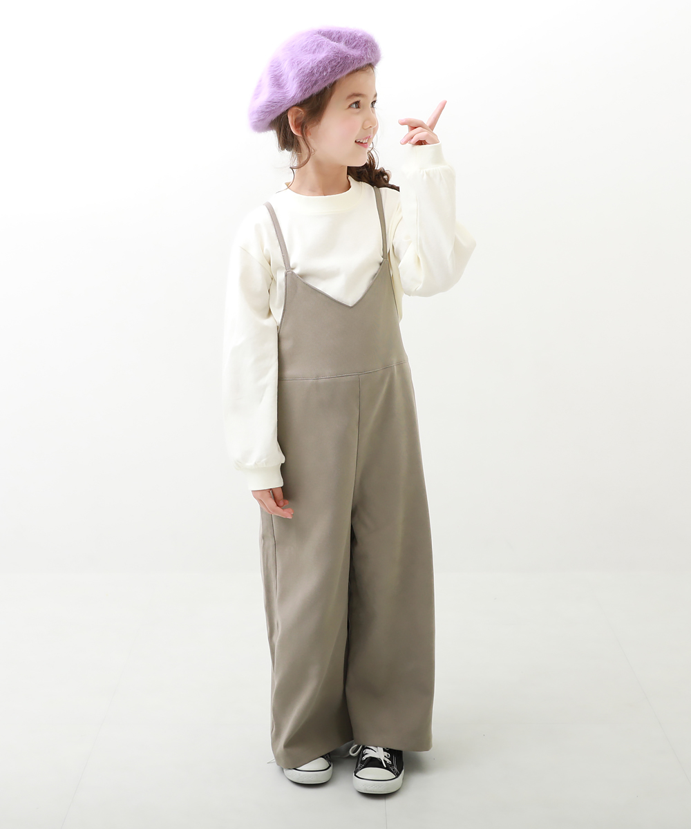 デビロック/キャミサロペット 子供服 キッズ 女の子 オールインワン サロペット