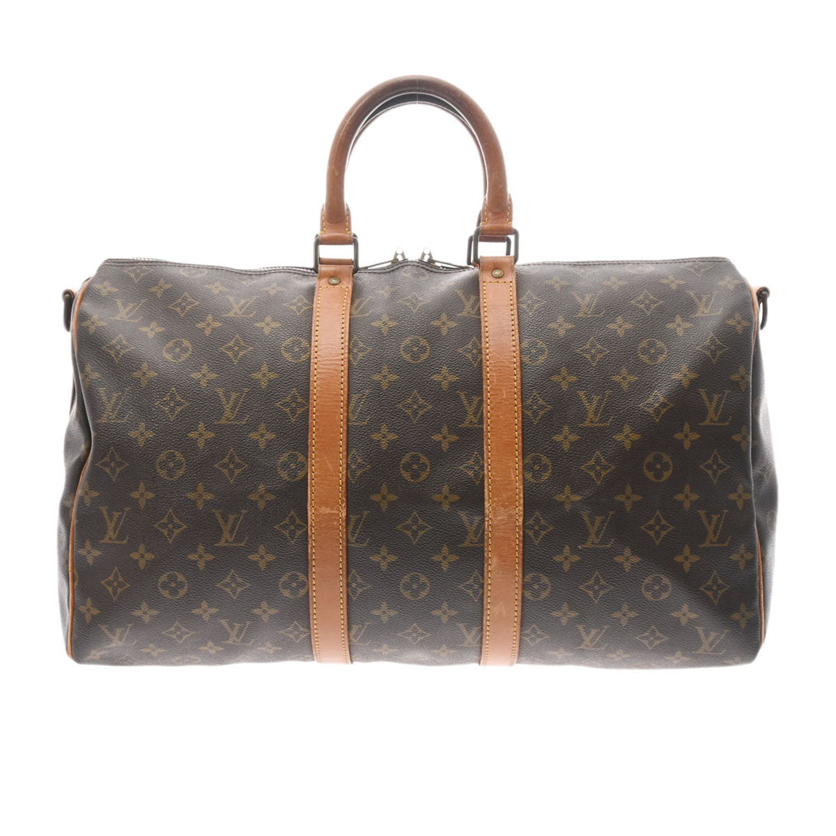 LOUIS VUITTON ルイヴィトン モノグラム キーポルバンドリエール 45 ブラウン M41418 ユニセックス モノグラムキャンバス ボストンバッグ Bランク 中古 