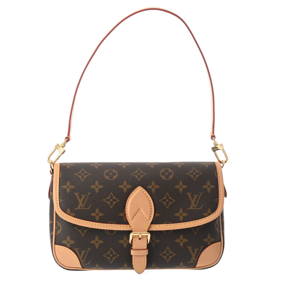 LOUIS VUITTON ルイヴィトン モノグラム ディアヌ NM PM 2WAY フューシャ M45985 レディース モノグラムキャンバス ショルダーバッグ Aランク 中古 