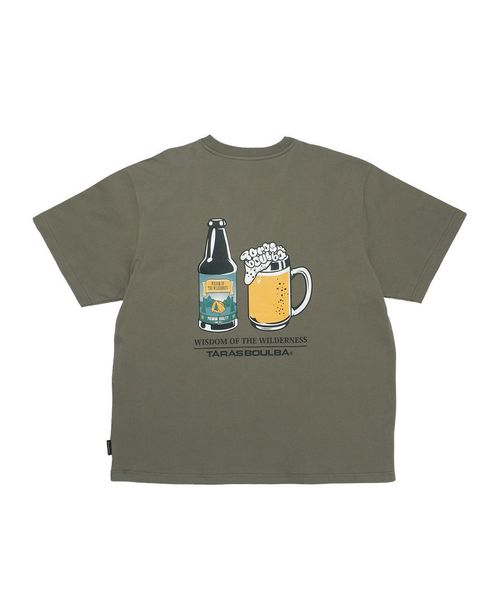 タラスブルバ/コットン天竺 プリントＴシャツ（ビールジョッキ）