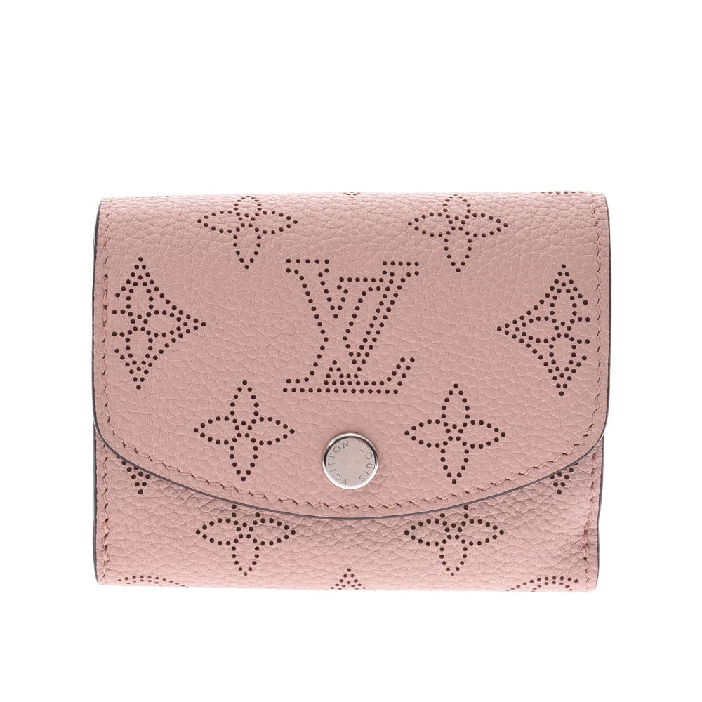 LOUIS VUITTON ルイヴィトンマヒナ ポルトフォイユイリスXS  マグノリア レディース レザー 三つ折り財布 M67499  中古