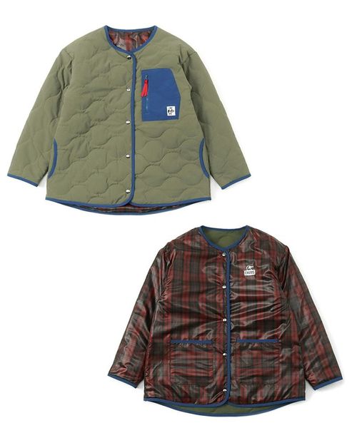 チャムス/Reversible Quilting Jacket (リバーシブル キルティング ジャ･･･