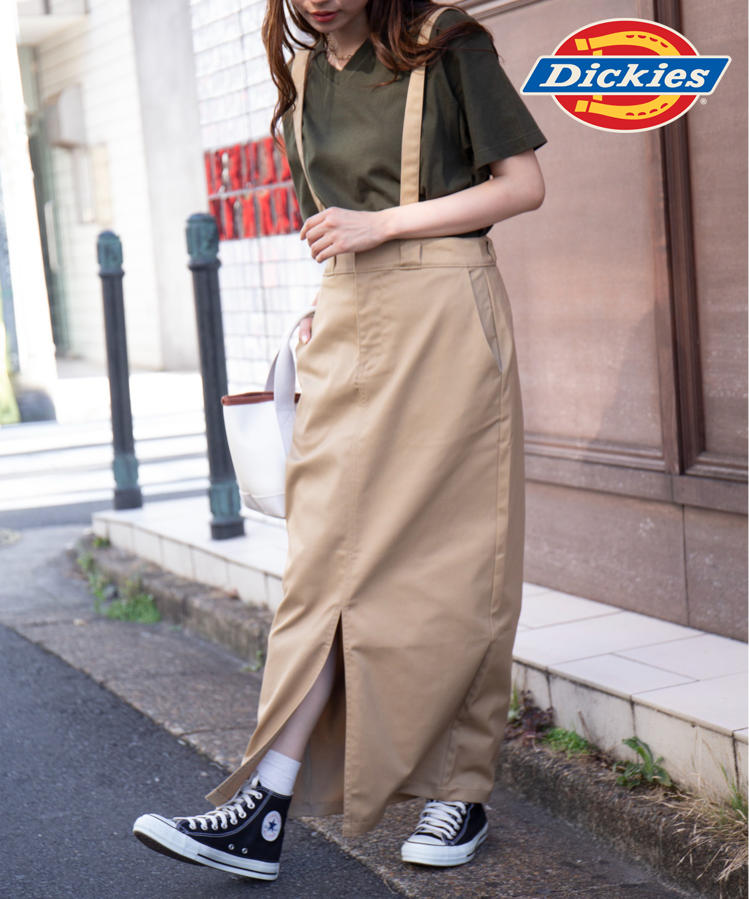 Dickies/【Dickies / ディッキーズ】サスペンダー タイトスカート ジャンパースカー･･･