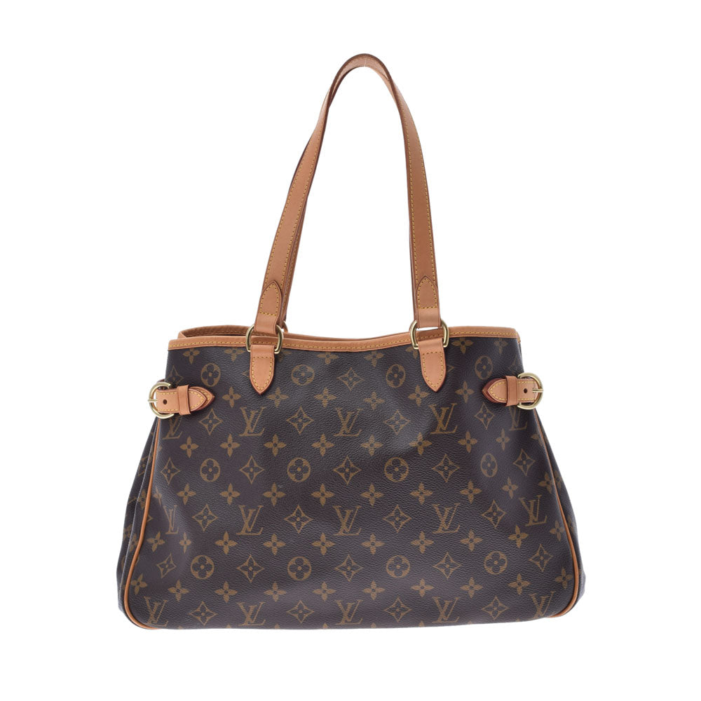 LOUIS VUITTON ルイヴィトン モノグラム バティニョール オリゾンタル ブラウン M51154 ユニセックス モノグラムキャンバス トートバッグ ABランク 中古 