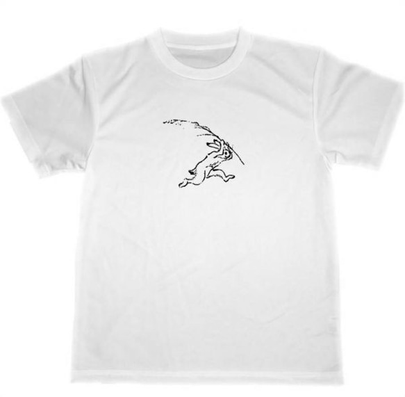 鳥獣戯画 ドライTシャツ ウサギ 卯年　グッズ　兎　アニマル　動物　和柄