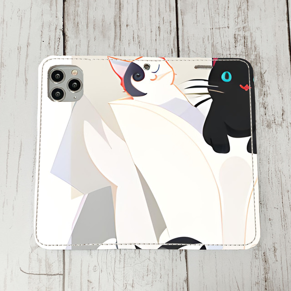 iphoneケース1-3-28 iphone 手帳 ねこ・猫・ネコ 箱1 かわいい アイフォン iface