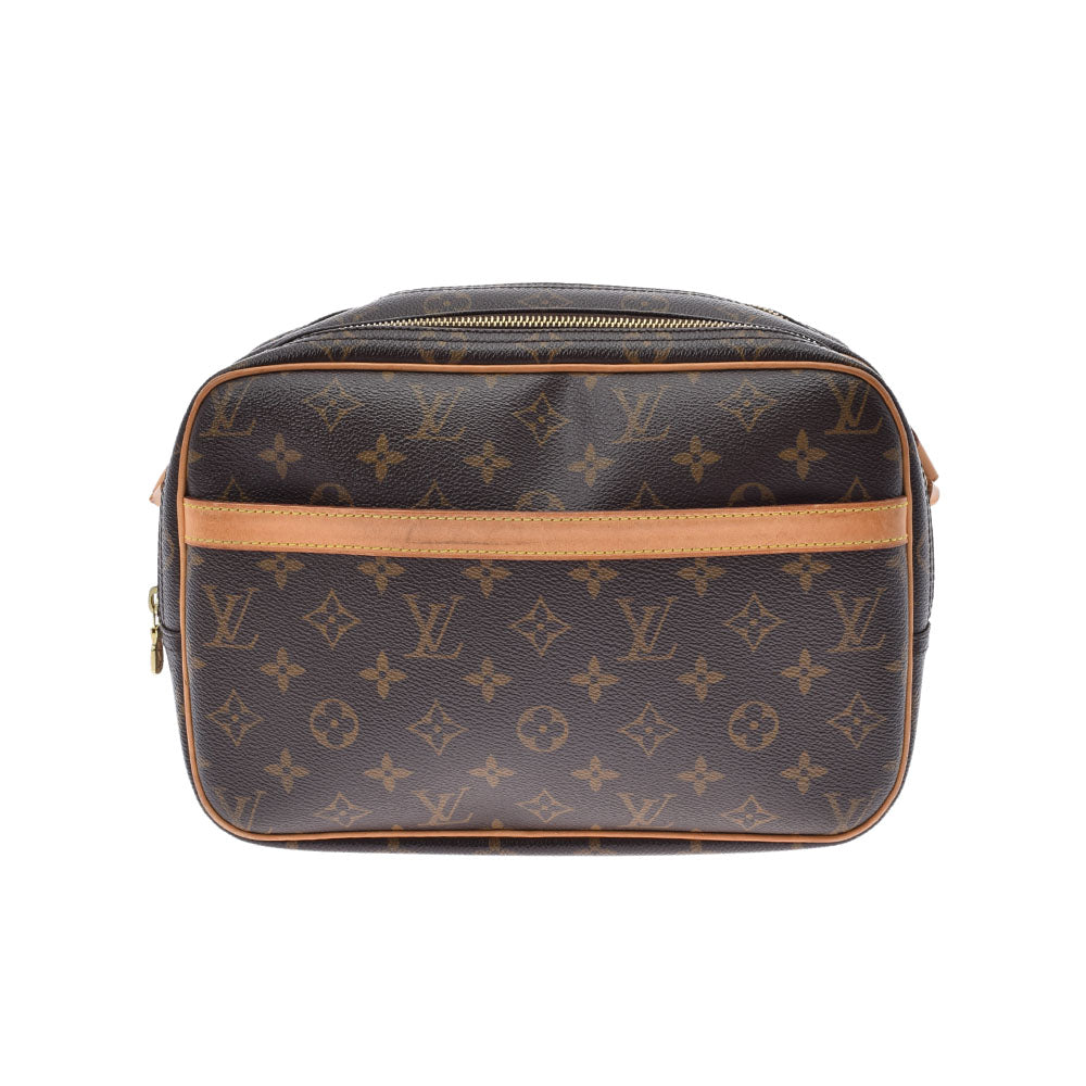 LOUIS VUITTON ルイヴィトン モノグラム リポーター PM ブラウン M45254 ユニセックス モノグラムキャンバス ショルダーバッグ Bランク 中古 